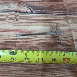 Vintage Mini Hand Rake – Marked “K” – Solid Metal Garden or Specialty Tool
